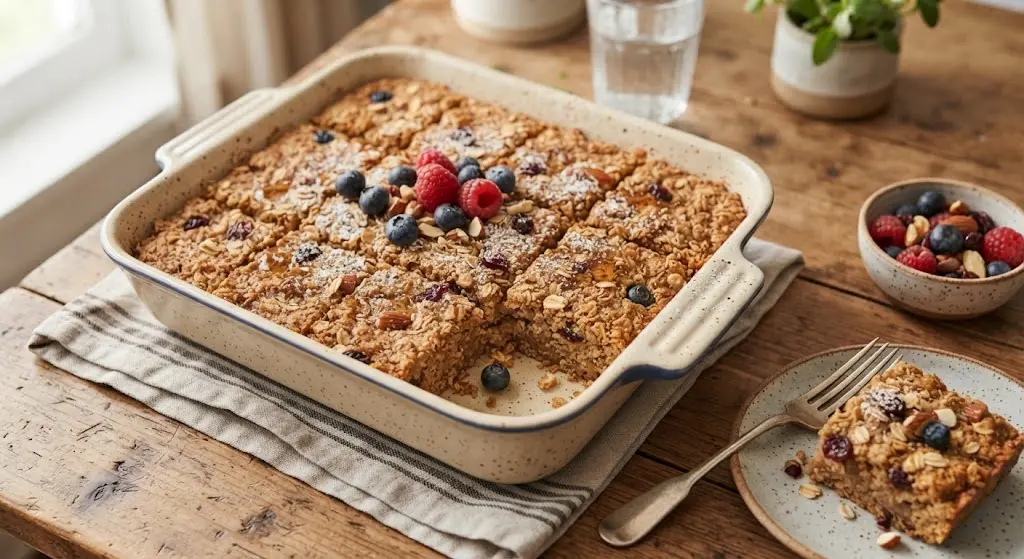 Baked Oatmeal Squares